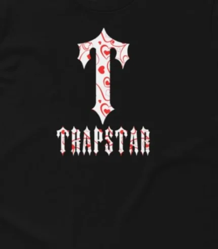 T For Trapstar Hearts T Shirt Noir (1)