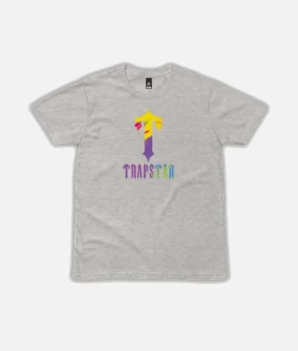 T Shirt Peinture T For Trapstar Gris (2)
