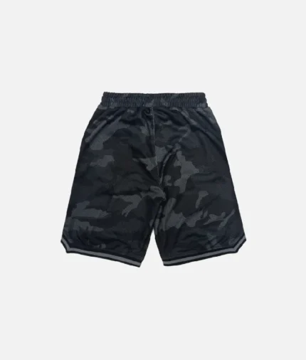 Trapstar Shooters SS23 Basketball Shorts Camouflage Noir (1)