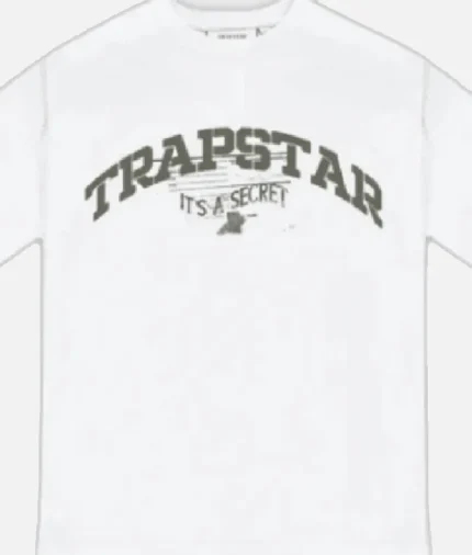Trapstar T Shirt Battalion Blanc (1)