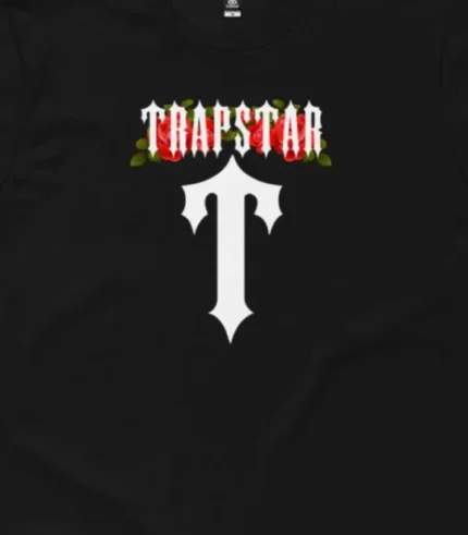 Trapstar T Shirt Rose Noir (1)