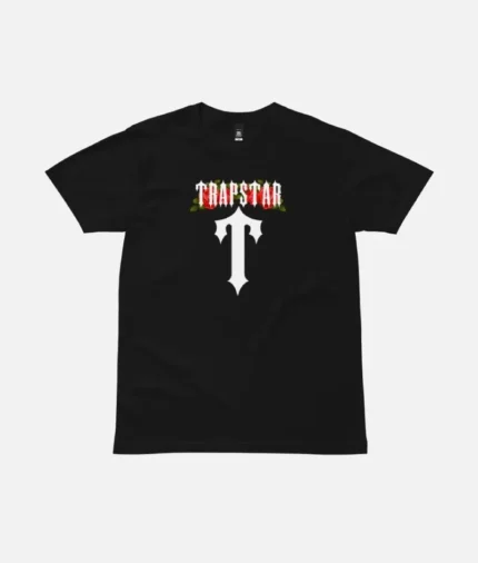 Trapstar T Shirt Rose Noir (2)